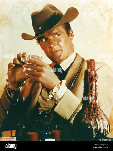 Maverick Warner Bros Tv Series With Roger Moore About 1960 Stock Photo