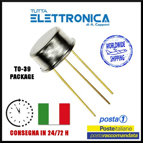 2n2905 Transistor Silicon Si Pnp 60v 06a 06w To 39 Case