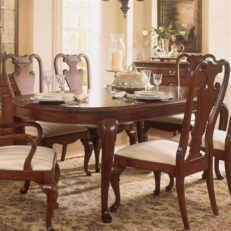 Cherry Grove Oval Dining Room Set American Drew Furniture Cart