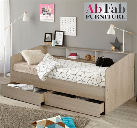 A SINGLE DAY BED BED FRAME – COZY STORAGE SOLUTION WITH DRAWERS IN ...