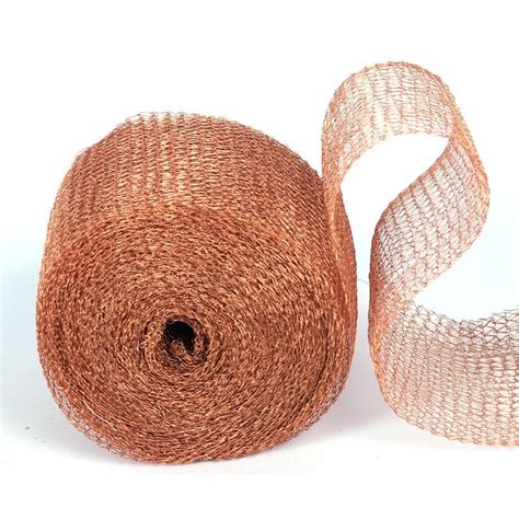 Pure Copper Gas Liquid Filter Wire Mesh For Distillation Column Stay