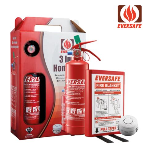 HQ READY STOCK EVERSAFE 3 In 1 Fire Home Kit EVERSAFE Kit Kebakaran