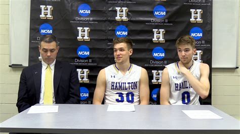 Hamilton NCAA 2nd Round Postgame Presser YouTube