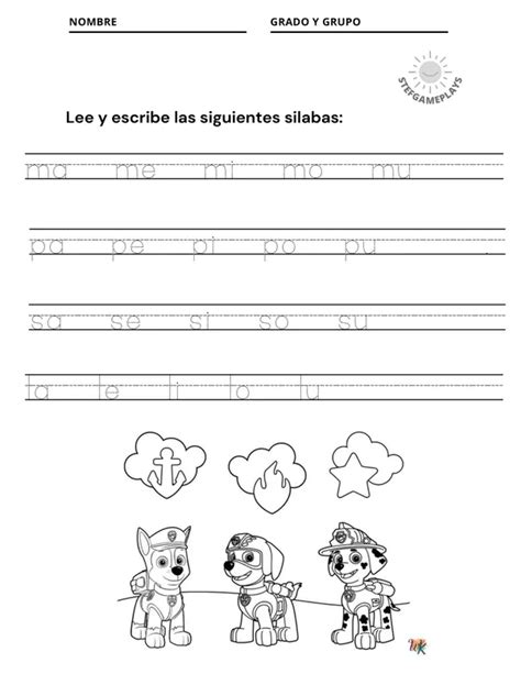 Repaso De Sílabas Letra M P S Y L Profesocial