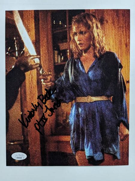 KIMBERLY BECK Signed 8X10 Photo FRIDAY THE 13TH Part 4 Autograph JSA ...