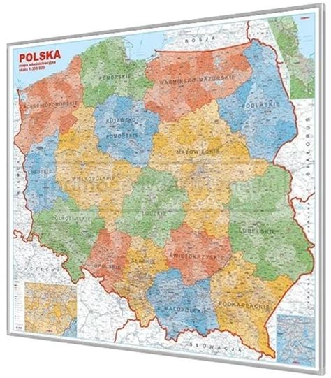 Polska Administracyjna X Cm Mapa Magnetyczna Pomocedydaktyczne Eu