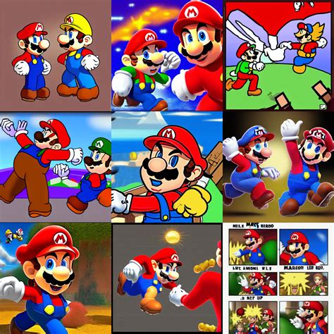 Mario Fighting Jesus Stable Diffusion Openart