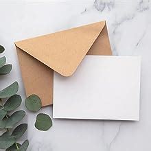 Amazon Pack Invitation Envelopes A Brown Kraft Invitation