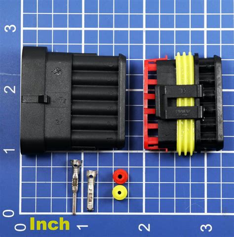 Te Pin Superseal Seal Connector Set W Awg Ebay