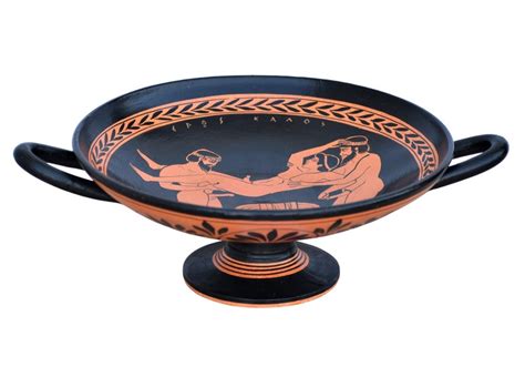 Homosexual Love Gay Sex Ancient Greece Vase Kylix Greek Etsy