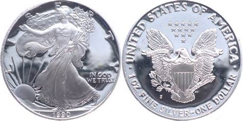 Usa Dollar S American Silver Eagle Unze Feinsilber Pp