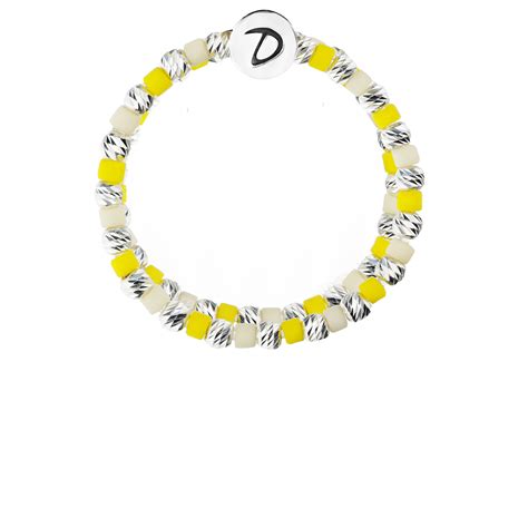 Bague Double élastique Miyuki Jaune Crème DORIANE BIJOUX