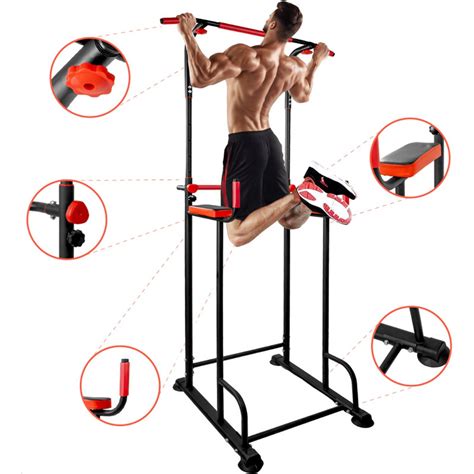 Ripley Power Rack Multifuncional Torre Abdominales Dominadas Gym