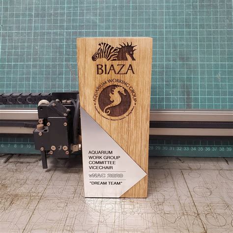 Personalised Wooden Trophy Obelisk Award Personalized Bespoke Etsy