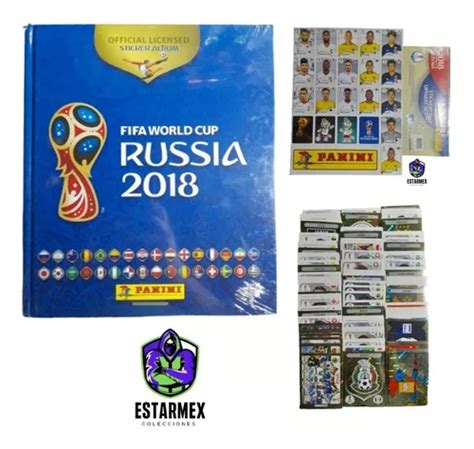 Álbum Pasta Dura Rusia 2018 Set Estampas Actualizacion Meses sin