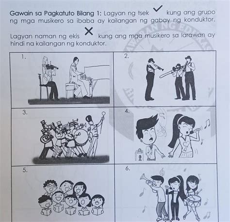 G Lagyan Ng Kung Ang Grupo Ng Mga Musikero Sa Ibaba Ay Kailangan Ng