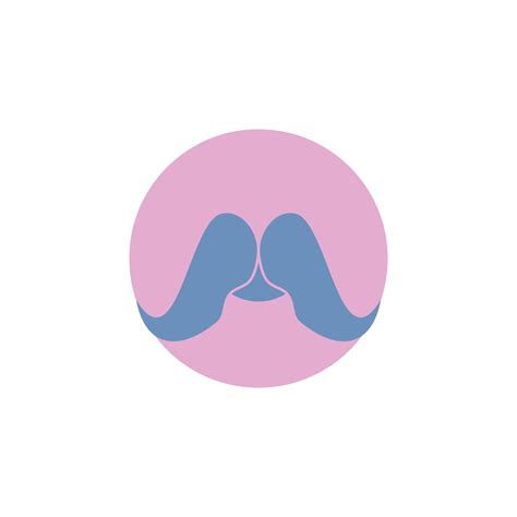 Moustache Hipster Movember Male Men Glyph Icon Vector Art