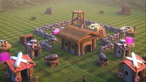 Clash Of Clans Fan Creates A 3d Video Of Town Hall 2 To Shock Th15 Clan