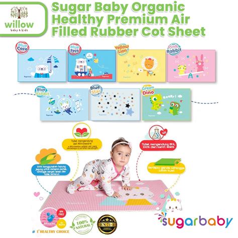 Jual Perlak Bayi Sugar Baby Organic Healthy Premium Air Filled Rubber