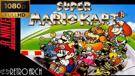 Super Mario Kart Snes 1992 Walkthrough Full Gameplay Hd 1080p