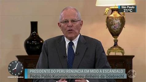 Presidente do Peru Pedro Pablo Kuczynski renúncia ao cargo Vídeo