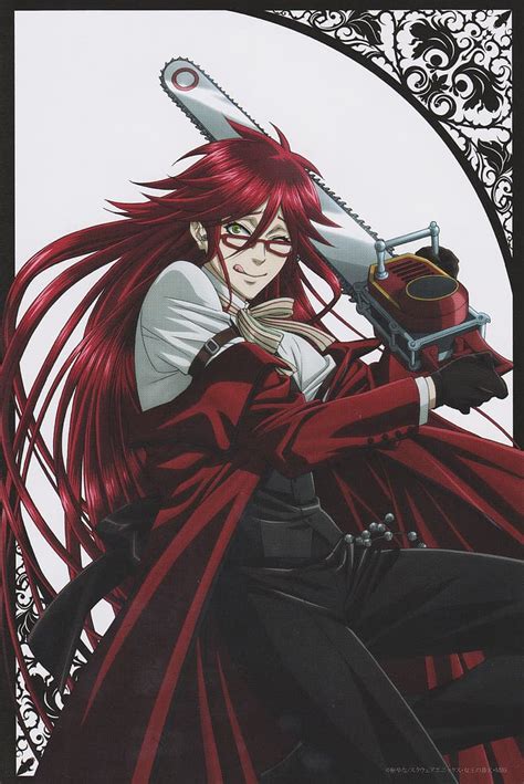 Black Butler Grell Manga Fortunately his loyal butler sebastian is ever ...