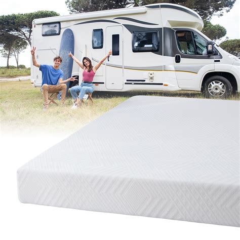 RV Mattress, 8 inch Short Queen Size Mattress for RVs, Cooling Memory ...