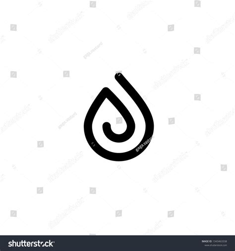 Black Drop Oil Logo Vector Icon Stock Vector (Royalty Free) 1343463338 ...