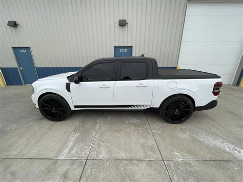 Black Cab 22 Wheels Lowering Springs On 2 Tone Maverick