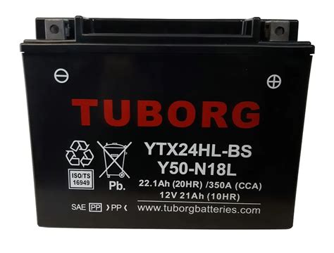 Akumulator TUBORG AGM YTX24HL BS 12V 21AH 350A Akumulatory Moto