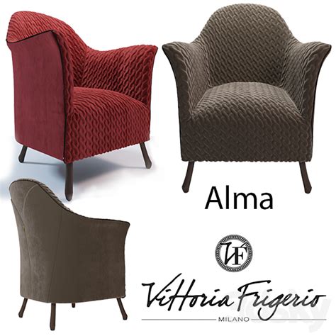 Vittoria Frigerio Alma Arm Chair D Model