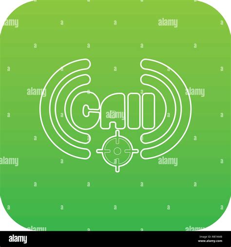 Call icon green vector Stock Vector Image & Art - Alamy