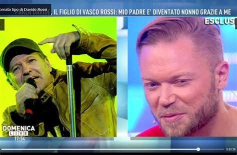 Vasco Rossi Il Figlio Davide Elogia Il Rocker Sempre Stato