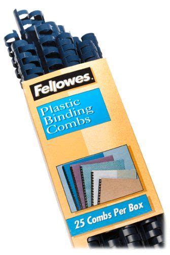 Fellowes Plastic Binding Combs Round Back 58 120 Sheet Capacity