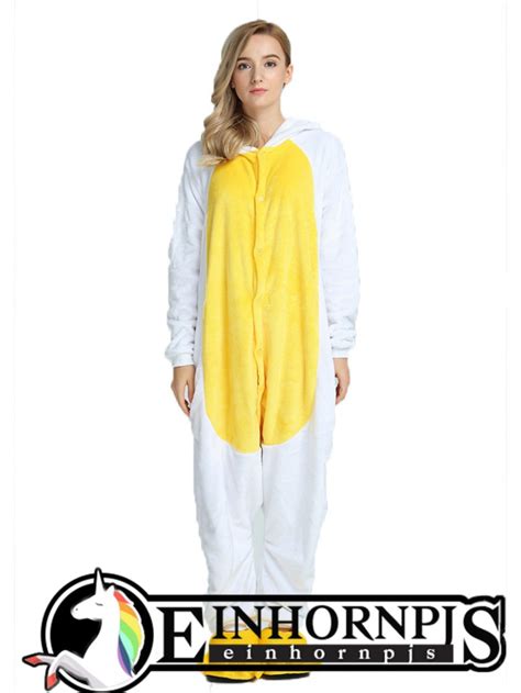 Gelbes Einhorn Pyjama Onesie Gelbes Einhorn Tierkostüme