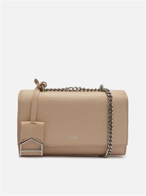 Bolsa Tiracolo Nude Couro Abraccio Wave Pequena Arezzo