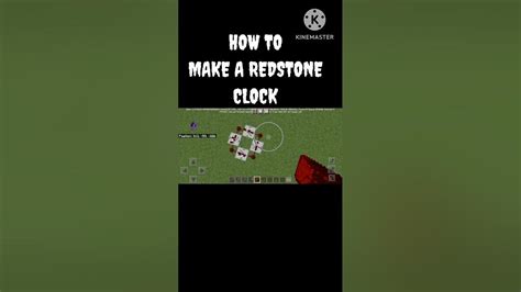 How To Make Redstone Clock😱 Youtube