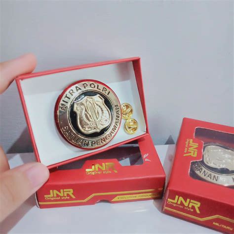 Pin Mitra Polri Premium Jnr Original Style Mitra Polri Satuan Keamanan