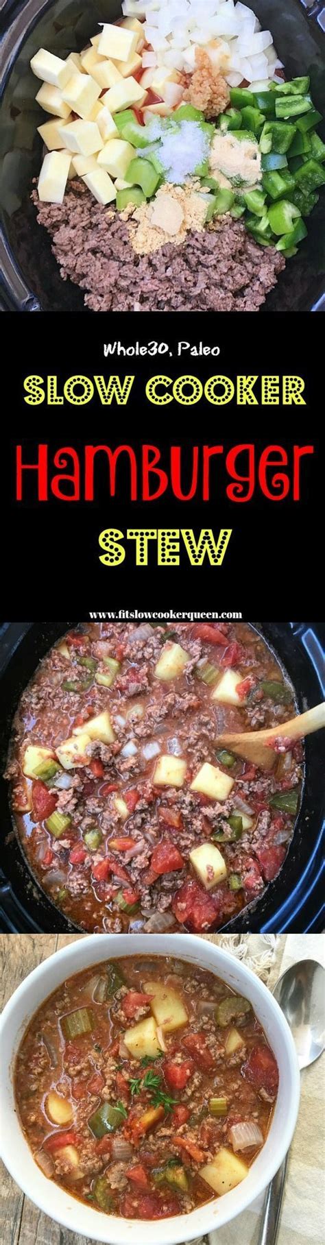 Slow Cooker Hamburger Stew | レシピ