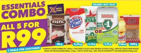 Sunfoil Sunflower Oil Ml Golden Cloud Cake Wheat Flour Kg White