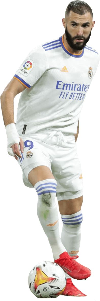 Karim Benzema Real Madrid Football Render Footyrenders