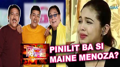 MAINE MENDOZA PINILIT BA NG TVJ Na Kumalas Sa TAPE Inc Mainemendoza