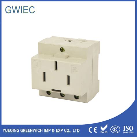 Standard Grounding 10 25 DIN Rail Power 16 Socket Modular China