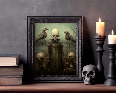 Weird Macabre Dolls in the Swamp, Dark Academia Home Decor, Horror ...