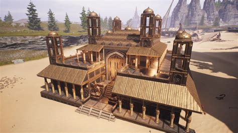 How To Build A Turan Base Timelapse Conan Exiles Isle Of Siptah Conan Exiles Conan Building