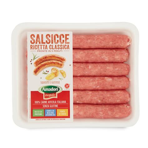 Salsiccia Di Pollo E Tacchino G Amadori Dambros Ipermercato