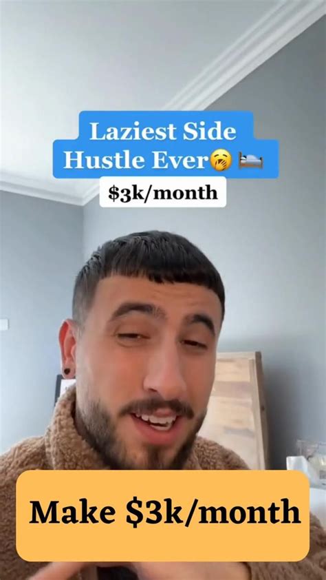 Laziest Side Hustle Ever 3k Per Month Make Money Online Easy Money