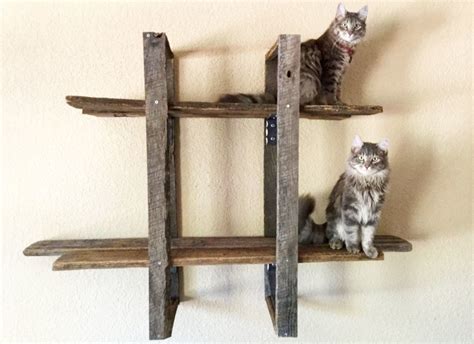 Reclaimed barn wood towers let cats climb high in style | Inhabitat - Green Design, Innovation ...