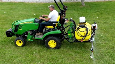 DIY Lawn Weed Control John Deere 60 Gallon Tractor PTO Sprayer YouTube