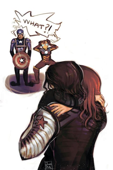 Pin By Kerra Curley On Until The End Of The Line Bucky And Natasha